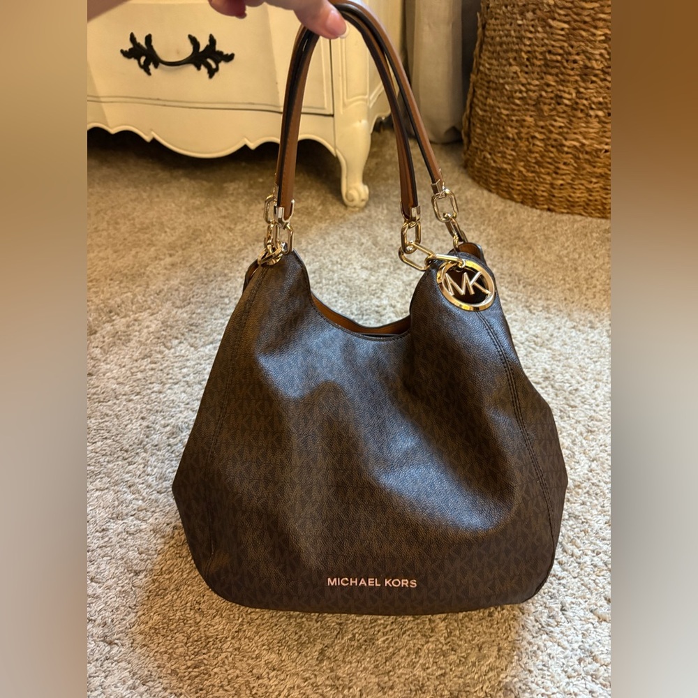 Michael Kors Dark Brown Hobo Bag
